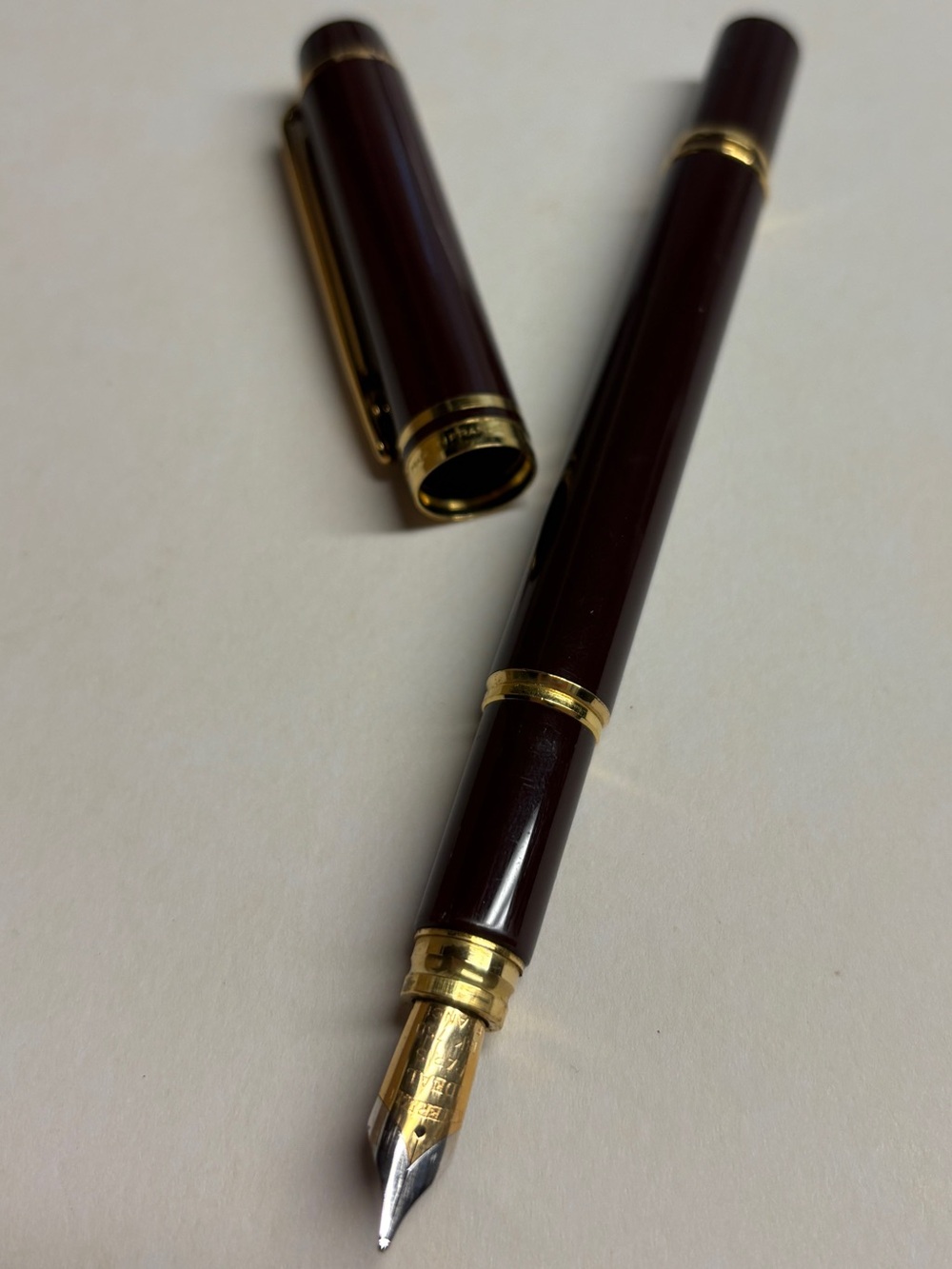 Vintage Waterman Le Man 200 IDEAL Fountain Pen 18K Gold Nib